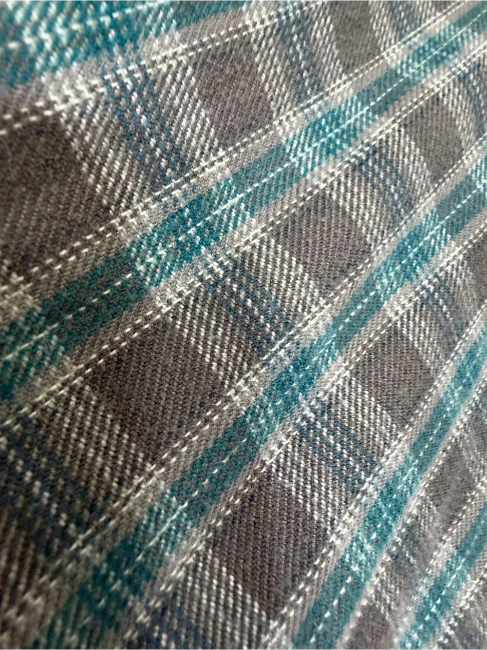 The North Face Men’s Cotton Button Down Flannel Shirt Size XL Gray